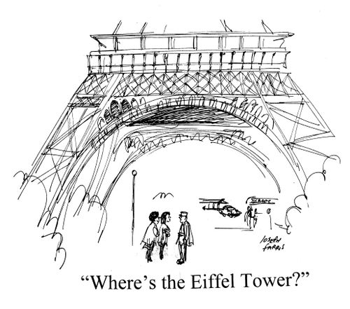 'Where's the Eiffel Tower?'