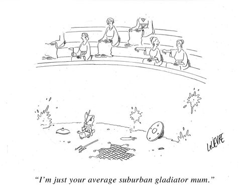 'I'm just your average suburban gladiator mum.'
