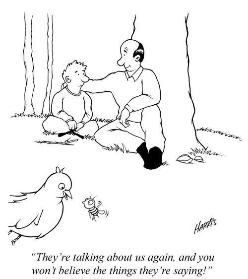 'They're talking about us again, and you won't believe the things they're saying!'
