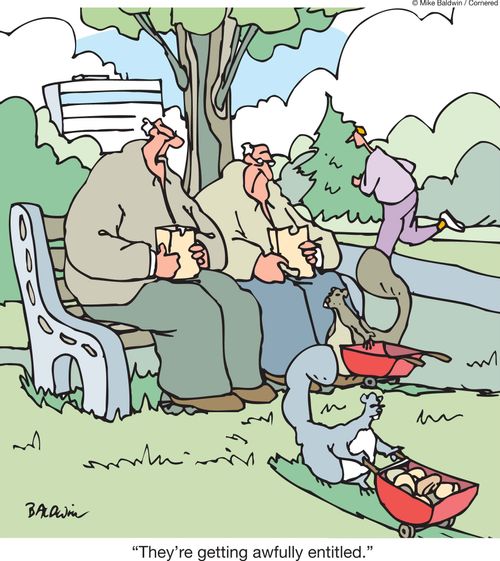 'They're getting awfully entitled.'