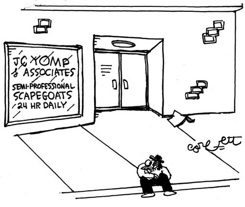 JC Yomp & Assocites: Semi-professional SCAPEGOATS...24 hr daily.