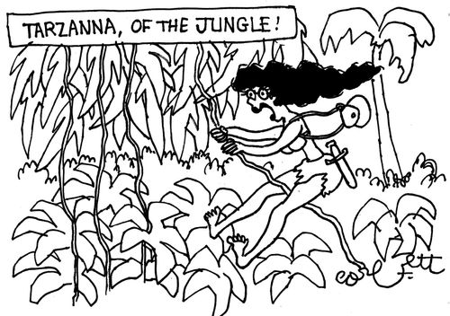 Tarzanna, of the Jungle!