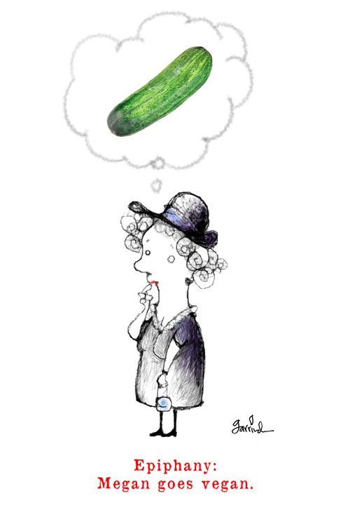Epiphany: Megan goes vegan.