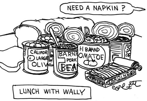 Lunch with Wally: 'Need a napkin?'