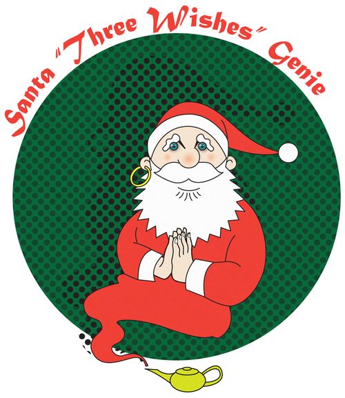 Santa 'Three Wishes' Genie.