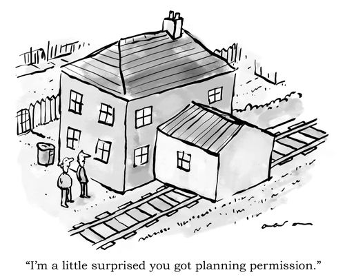 'I'm a little surprised you got planning permission.'