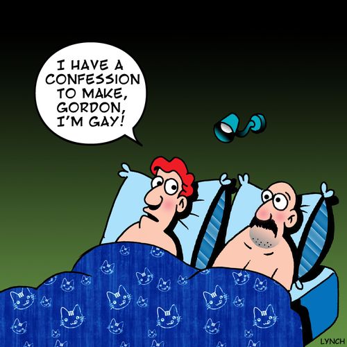 'I have a confession to make Gordon, I'm gay!'