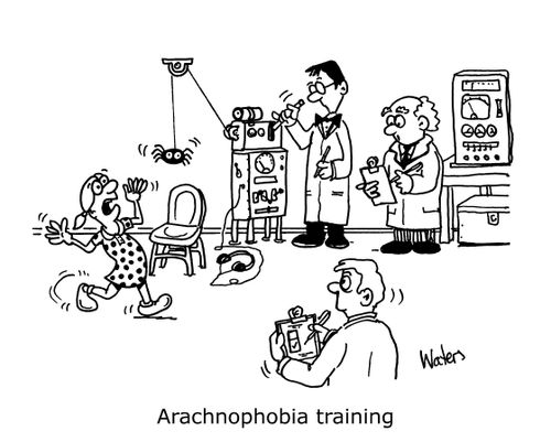 Arachnophobia training.