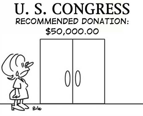 US Congress, recommended donation: $50,000.00.