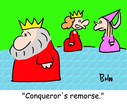 'Conqueror's remorse.'