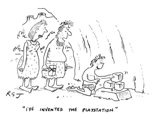 'I've invented the Playstation.'