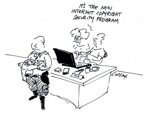 It's the new internet copyright security program.