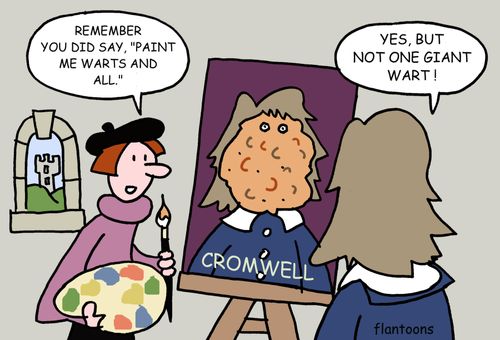 An Honest Painting Of Cromwell.