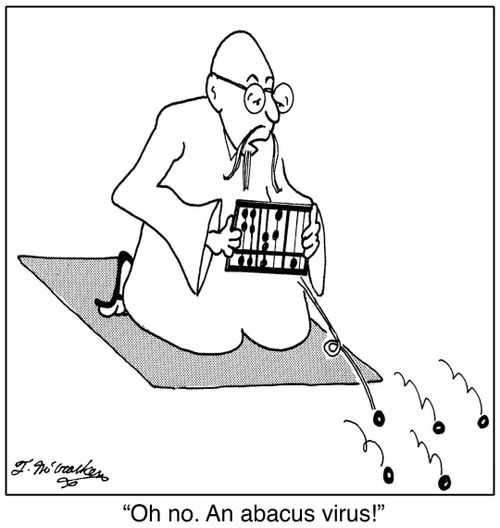 Oh no. An abacus virus!