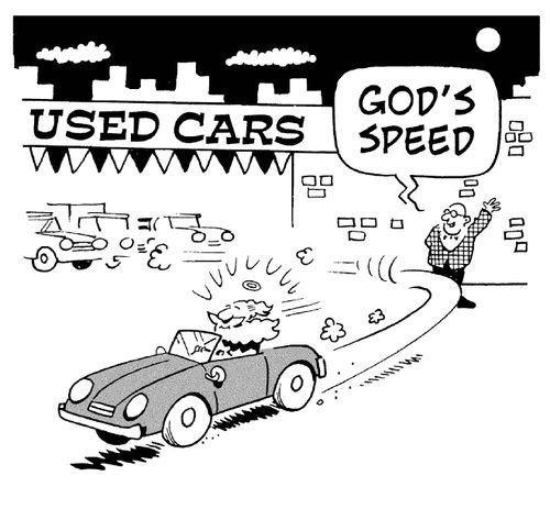 'God's speed.'