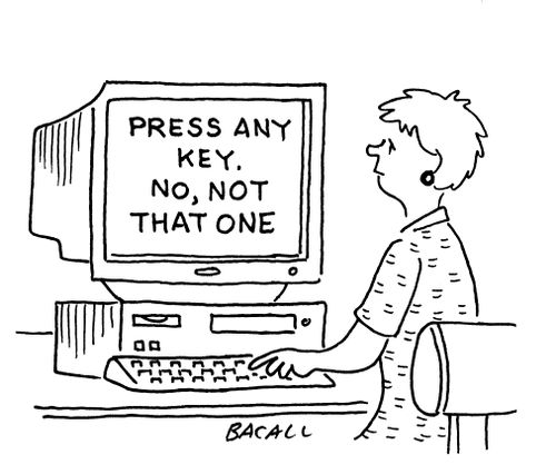 Press Any Key. No, Not That One.