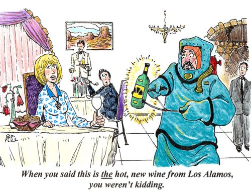 'When you said this is the hot, new wine from Los Alamos, you weren't kidding.'