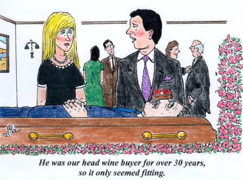 'He was our head wine buyer for over 30 years, so it only seemd fitting.'