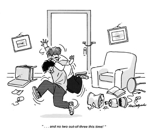 '...and no two out-of-three this time!'