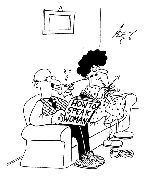 'How to speak Woman.'