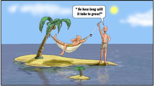 "So how long will it take to grow?"