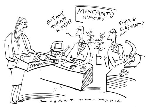 Monsanto offices sandwich delivery