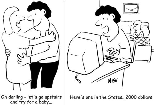 Internet baby adoption.