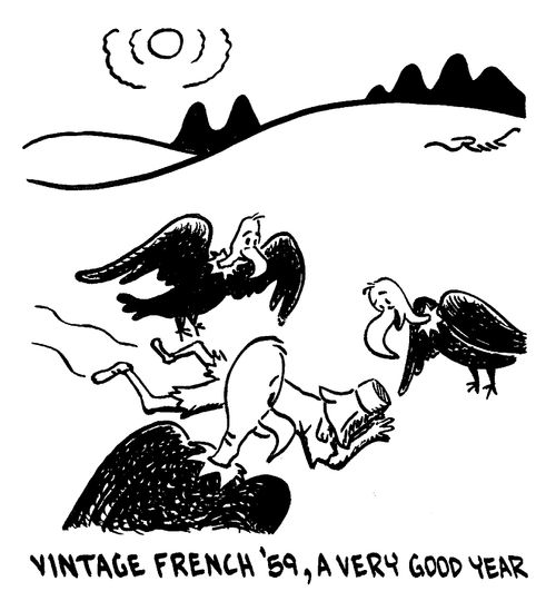 "Vintage French '59 - a good year."