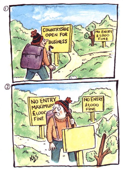 'Countryside open for business'