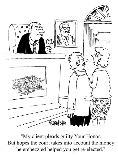 "My client pleads guilty your honor but..."