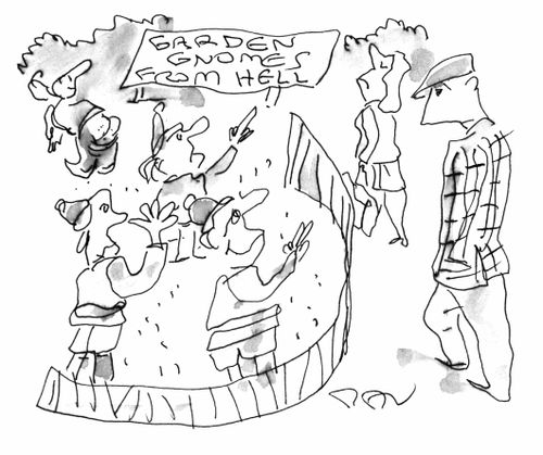 'Garden gnomes from Hell'