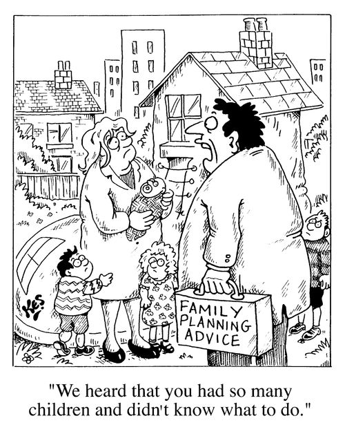"We heard that you had so many children and didn't know what to do"