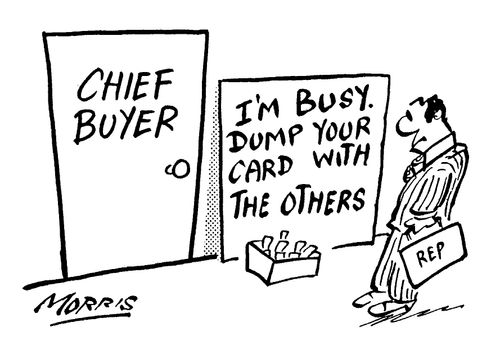 Chief Buyer - I'm busy dump your card with the others