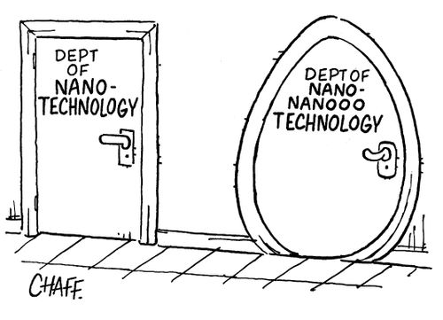 'Dept of non-nanooo technology.'