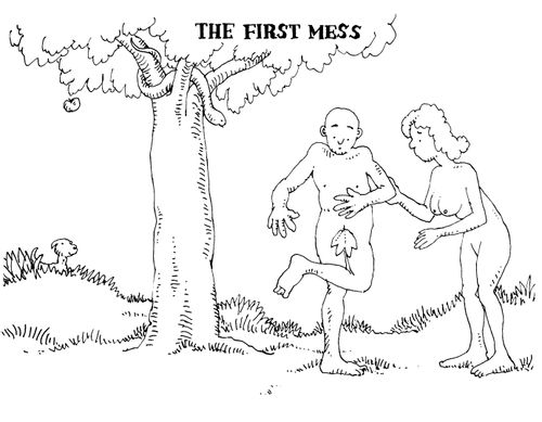 The first mess.