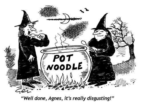 "Well done, Agnes, it's really disgusting!"
