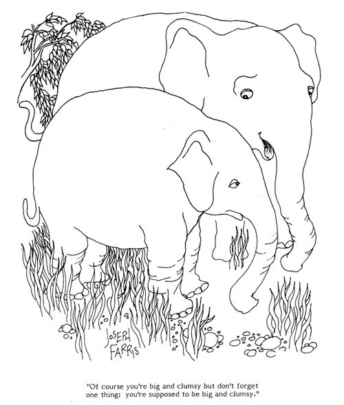 Insecure elephant