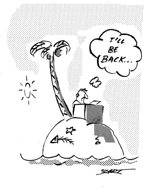 I'll be back.