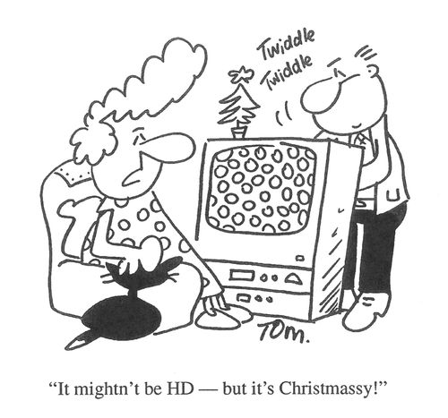 'It mightn't be HD, but it's Christmassy!'