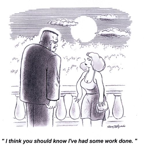 'I think you should know I've had some work done.'