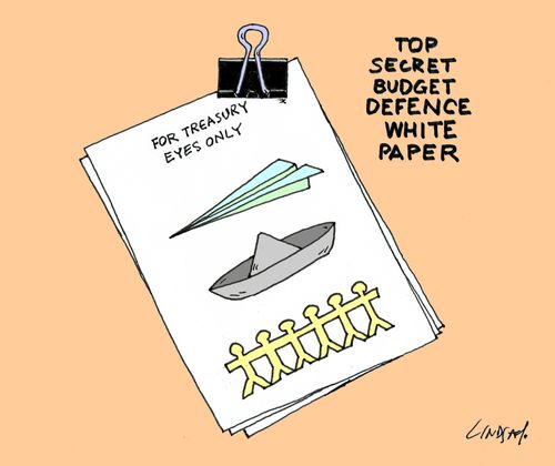 Top secret budget defence white paper.