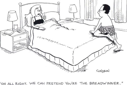 Female breadwinner.