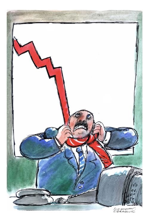 Falling profits.