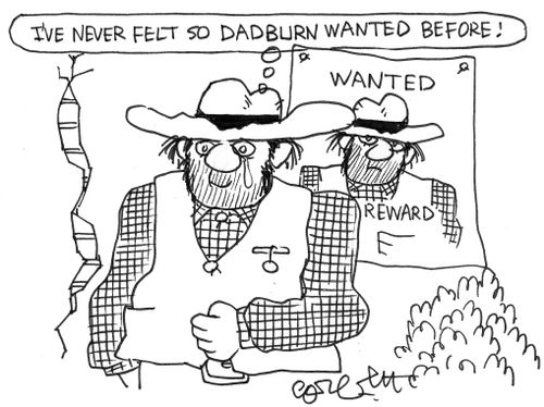 'I've never felt so dadburn wanted before!'