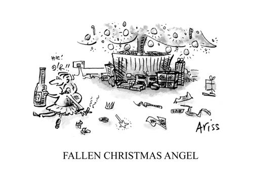 Fallen Christmas Angel