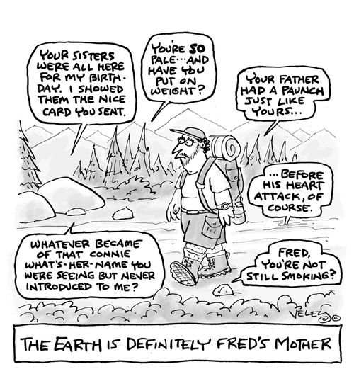 The Earth is definitely Fred's mother.
