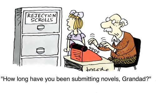 'How long have you been submitting novels, Grandad?'
