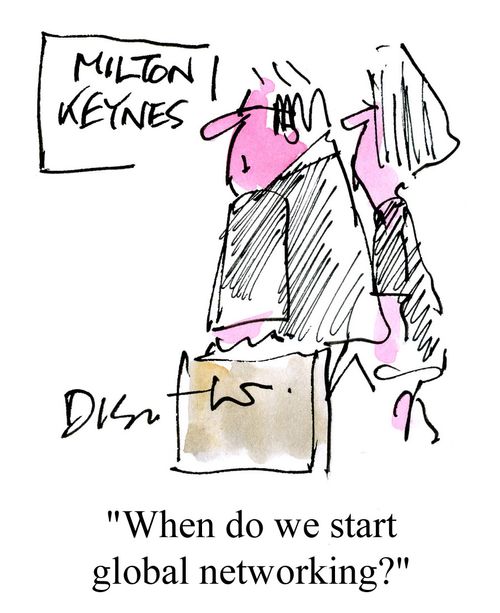 'When do we start global networking?'