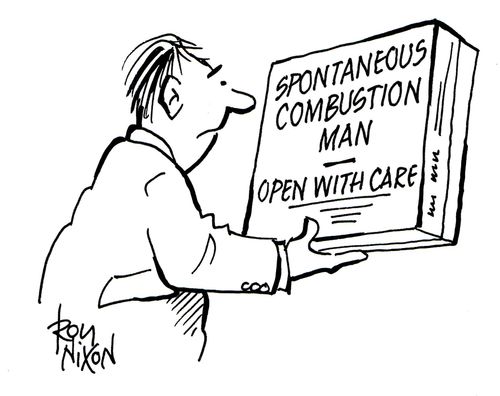 Spontaneous Combustion Man - Open with care