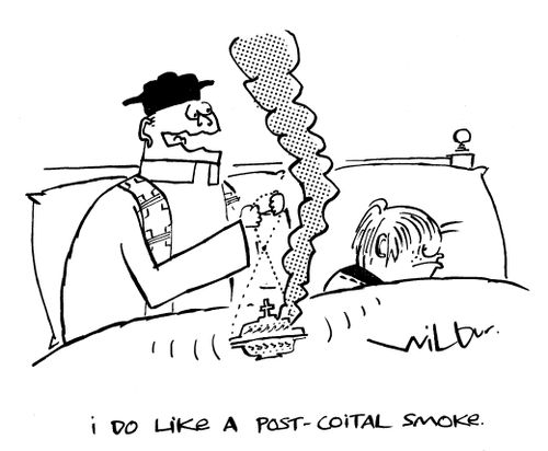 'I do like a post-coital smoke.'